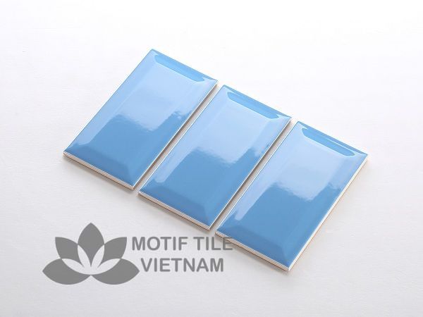 Gạch thẻ ốp tường subway xanh da trời bóng vát 7.5x15cm SW75150V(Blue) 2 Gạch thẻ ốp tường subway xanh da trời bóng vát 7.5x15cm SW75150V(Blue)