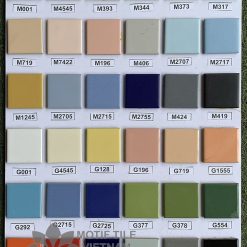 Bảng màu gạch mosaic