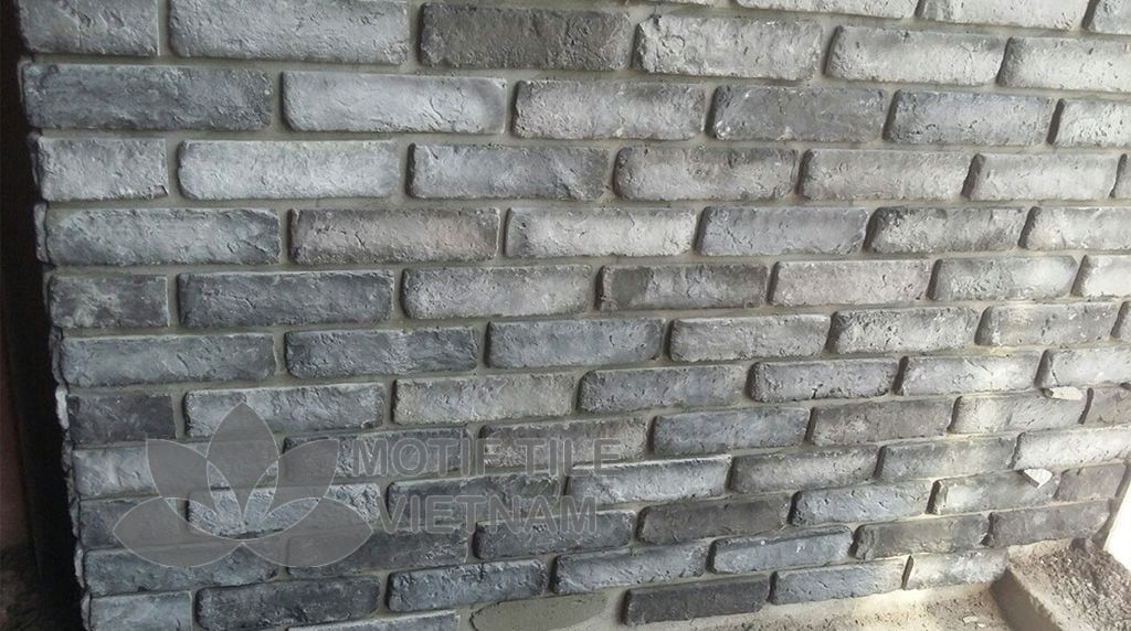 Gạch giả cổ ốp tường GC-02(Xám) 2 Gạch giả cổ ốp tường GC02