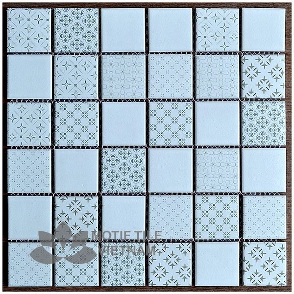 Gạch mosaic vuông 48x48mm MT-SD48127 1 Gạch mosaic vuông 48x48mm MT-SD48127
