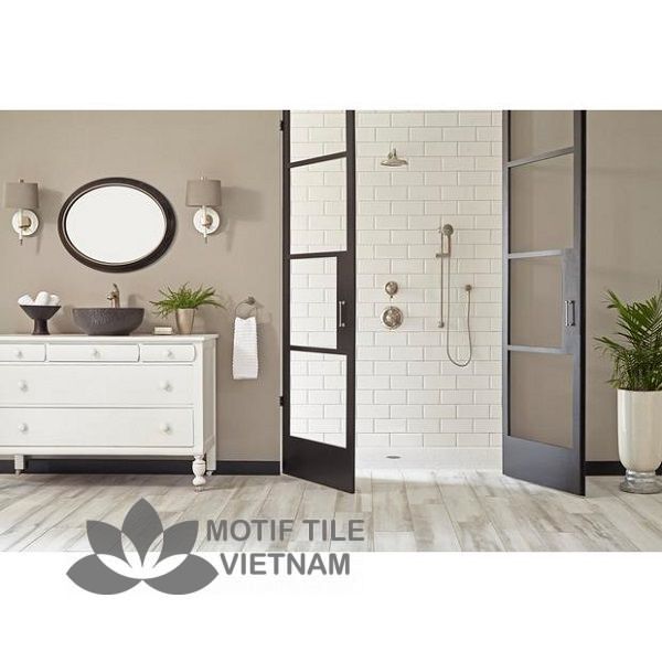 Gạch subway trắng vát 10x20cm SW1020V(White) 4 Gạch subway trắng vát 10x20cm SW1020V(White) - Hình ảnh 4