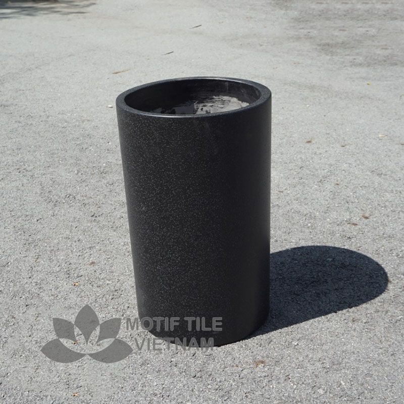 Chậu poly hình trụ tròn 35x55cm 1 Chậu poly hình trụ tròn 35x55xcm