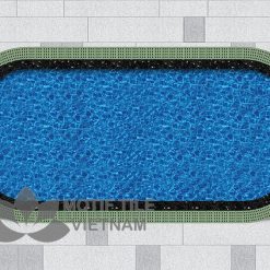 Nắp mương bể bơi Grating Ceramics 87-105x177x20mm MT-NMC177556