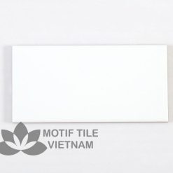 Gạch thẻ ốp tường subway trắng mờ 7.5x15cm SW75150V(Matte White)