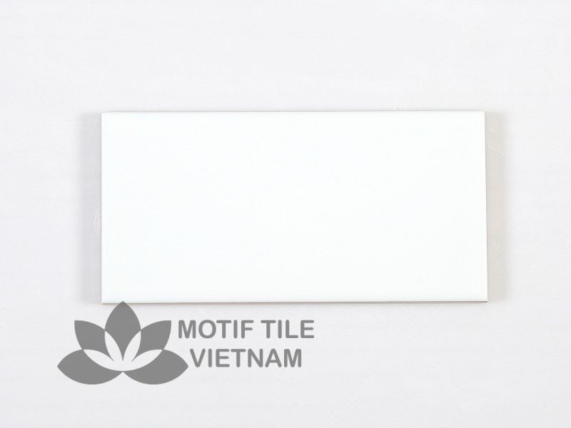 Gạch thẻ ốp tường subway trắng mờ 7.5x15cm SW75150V(Matte White) 2 Gạch thẻ ốp tường subway trắng mờ 7.5x15cm SW75150V(Matte White)
