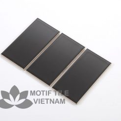 Gạch thẻ ốp tường subway đen mờ 7.5x15cm SW75150V(Matte Black) 6 Gạch thẻ ốp tường subway đen mờ 7.5x15cm SW75150V(Matte Black)