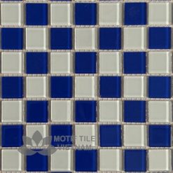 Gạch mosaic thủy tinh 25x25x4mm MT-MH 2512