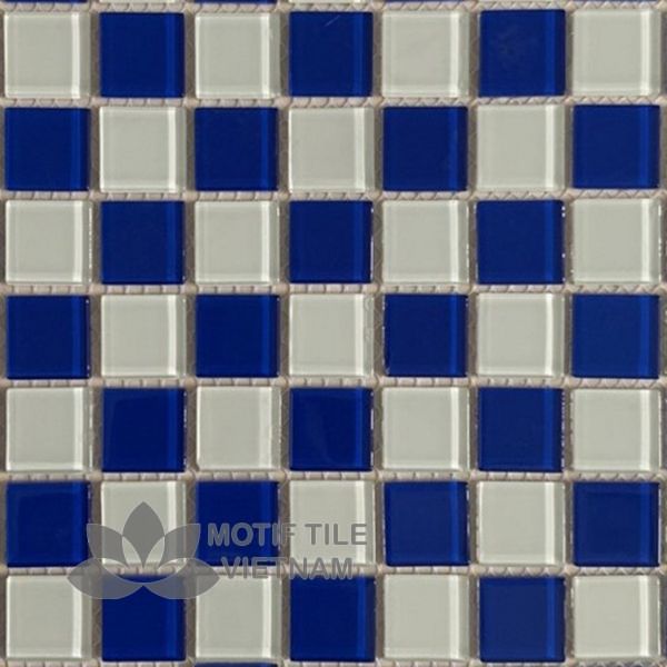 Gạch mosaic thủy tinh 25x25x4mm MT-MH 2512 1 Gạch mosaic thủy tinh 25x25x4mm MT-MH 2512