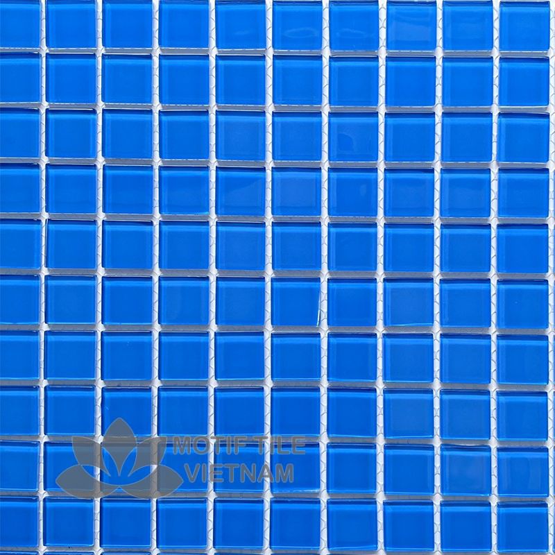Gạch mosaic thủy tinh 25x25x4mm MT-MH 2527 1 Gạch mosaic thủy tinh 25x25x4mm MT-MH 2527