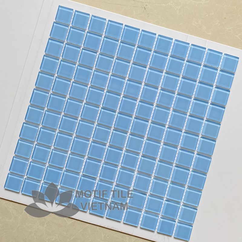 Gạch mosaic thủy tinh 25x25x4mm MT-MH 2528 2 Gạch mosaic thủy tinh 25x25x4mm MT-MH 2528 - Hình ảnh 2