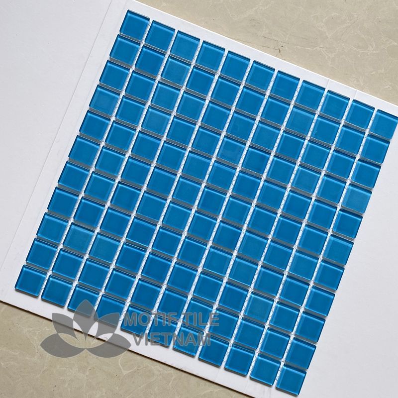 Gạch mosaic thủy tinh 25x25x4mm MT-MH 2529 2 Gạch mosaic thủy tinh 25x25x4mm MT-MH 2529
