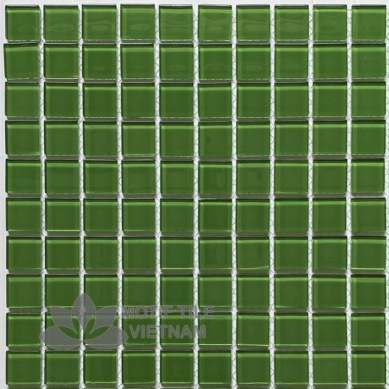 Gạch mosaic thủy tinh 25x25x4mm MT-MH 2530 1 Gạch mosaic thủy tinh 25x25x4mm MT-MH 2530