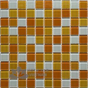 Gạch mosaic thủy tinh 25x25x4mm MT-MH 2548