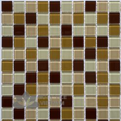 Gạch mosaic thủy tinh 25x25x4mm MT-MH 2566