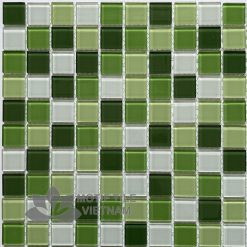 Gạch mosaic thủy tinh 25x25x4mm MT-MH 2589
