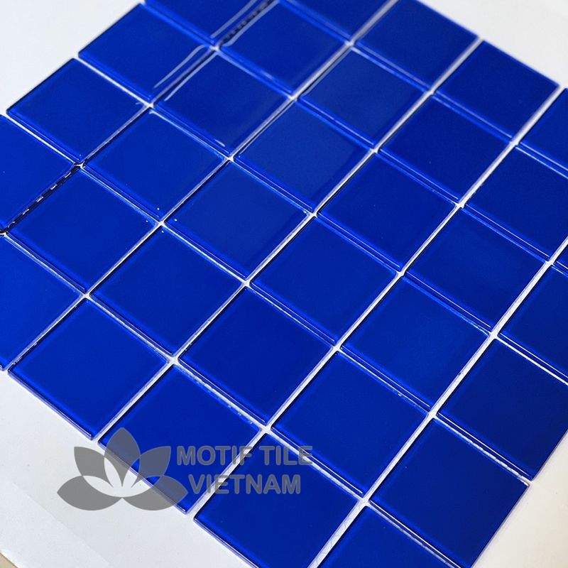 Gạch mosaic thủy tinh 48x48x4mm MT-MH 4801 2 Gạch mosaic thủy tinh 48x48x4mm MT-MH 4801