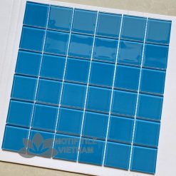 Gạch mosaic thủy tinh 48x48x4mm MT-MH 4803 4 Gạch mosaic thủy tinh 48x48x4mm MT-MH 4803