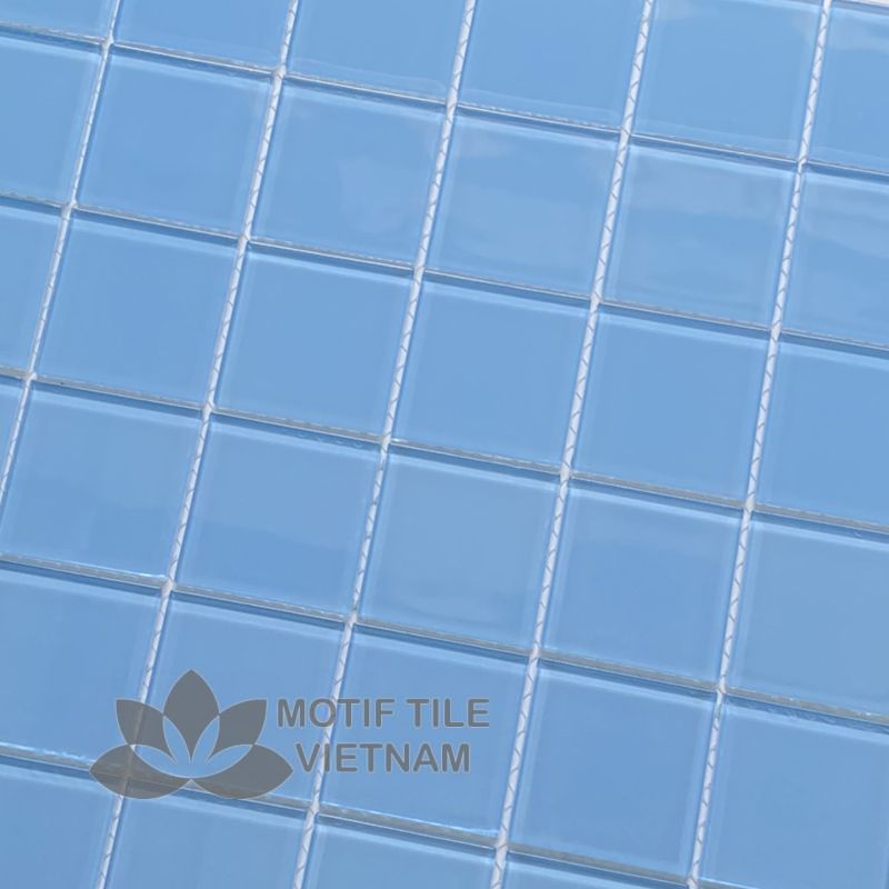Gạch mosaic thủy tinh 48x48x4mm MT-MH 4804 3 Gạch mosaic thủy tinh 48x48x4mm MT-MH 4804
