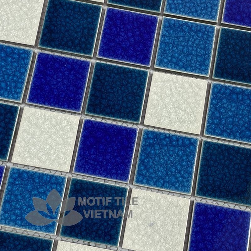 Gạch mosaic gốm sứ 48x48x6mm MT-MHG 956 3 Gạch mosaic gốm sứ 48x48x6mm MT-MHG 956