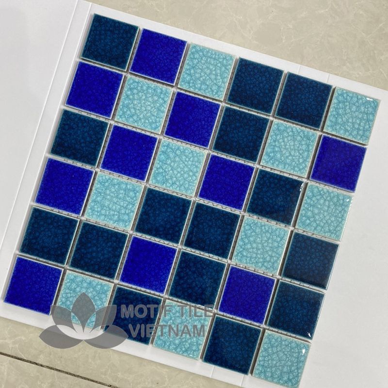 Gạch mosaic gốm sứ 48x48x6mm MT-MHG 959 2 Gạch mosaic gốm sứ 48x48x6mm MT-MHG 959