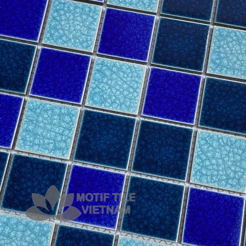 Gạch mosaic gốm sứ 48x48x6mm MT-MHG 959 3 Gạch mosaic gốm sứ 48x48x6mm MT-MHG 959