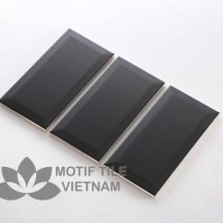 Gạch thẻ subway đen mờ vát 10x20cm SW1020V(Black) 5 Gạch thẻ subway đen mờ vát 10x20cm SW1020V(Black)