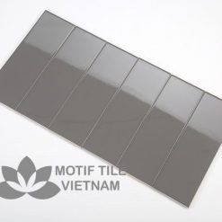 Gạch subway xám đậm bóng phẳng 10x30cm SW1030(Dark grey) 6 Gạch subway xám đậm bóng phẳng 10x30cm SW1030(Dark grey)