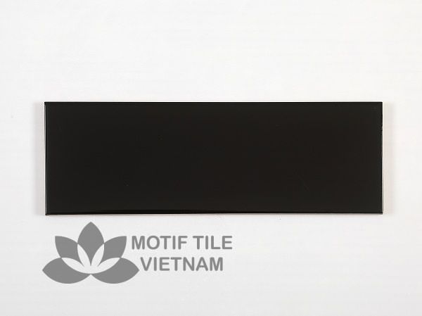Gạch subway đen bóng phẳng 10x30cm SW1030V(Black) 2 Gạch subway đen bóng phẳng 10x30cm SW1030V(Black)