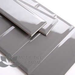 Gạch subway xám đậm bóng vát 10x30cm SW1030V(Dark grey) 7 Gạch subway xám đậm bóng vát 10x30cm SW1030V(Dark grey)
