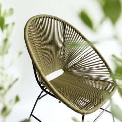 Ghế mây nhựa đan Acapulco Oliu MT-CH005