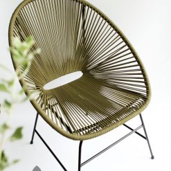 Ghế mây nhựa đan Acapulco Oliu MT-CH005