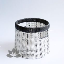 Set 03 giỏ đựng quần áo giỏ trang trí mây nhựa đan MT-BA014 12 Set 03 giỏ đựng quần áo giỏ trang trí mây nhựa đan