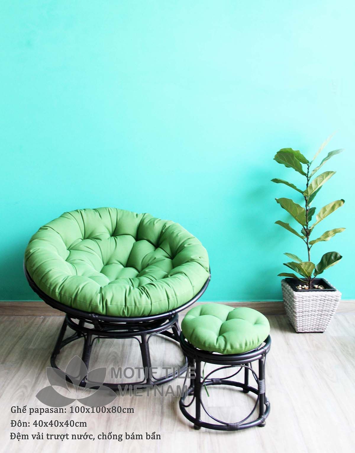 Ghế thư giãn Papasan MT-R001 3 Ghế thư giãn papasan MT-R001