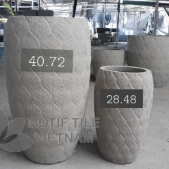 Chậu xi măng hoa ly 7 Chậu xi măng hoa ly
