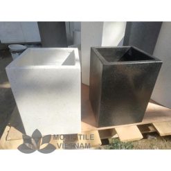Chậu đá mài hình lập phương 40x40