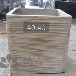Chậu xi măng hình lập phương 40x40cm