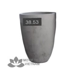 Chậu xi măng tròn bầu