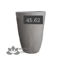 Chậu xi măng tròn bầu