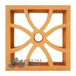 Gạch bông gió đất nung | Gạch tứ diệp MT-T21
