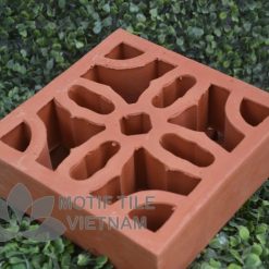 Gạch bông gió đất nung | Gạch hoa phương MT-T05