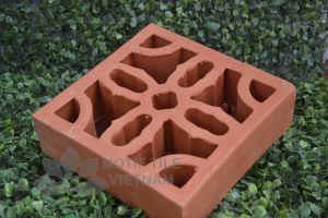Gạch bông gió đất nung | Gạch hoa phương MT-T05