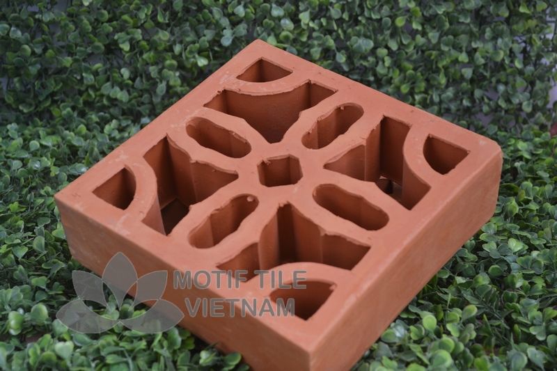 Gạch bông gió đất nung | Gạch hoa phượng MT-T05 2 Gạch bông gió đất nung | Gạch hoa phương MT-T05