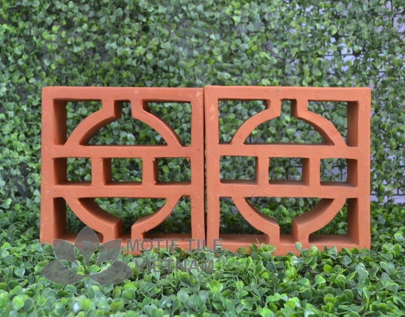 Gạch bông gió đất nung | Gạch đồng tiền MT-T02 4 Gạch bông gió đất nung | Gạch đồng tiền MT-T02