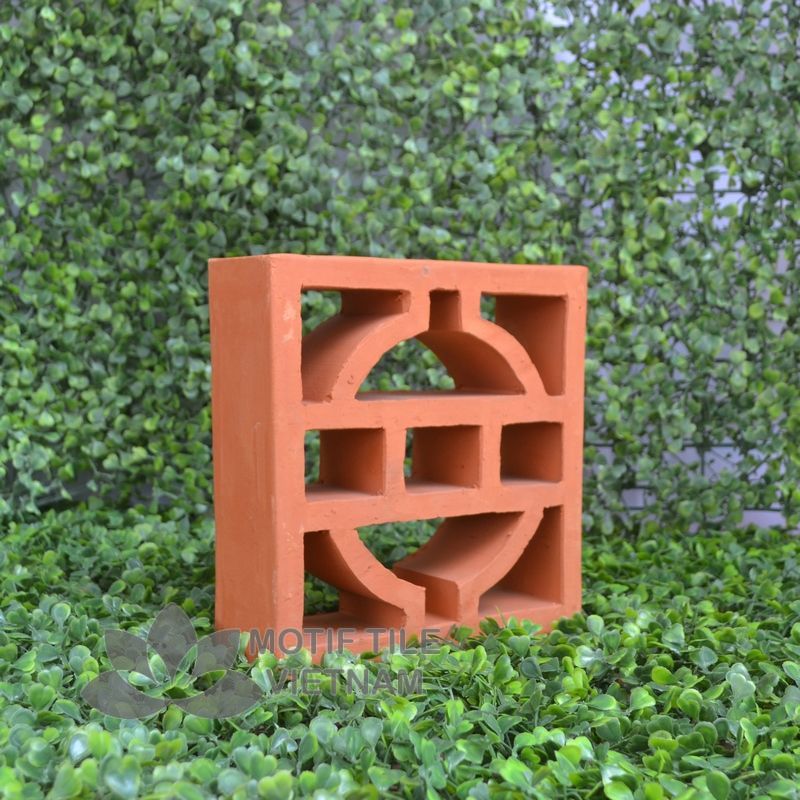 Gạch bông gió đất nung | Gạch đồng tiền MT-T02 2 Gạch bông gió đất nung | Gạch đồng tiền MT-T02