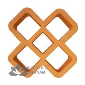Gạch bông gió đất nung | Gạch hoa mai MT-T04 1 Gạch bông gió đất nung | Gạch hoa mai MT-T04