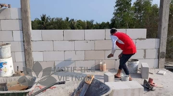 Gạch nhẹ AAC Blocks | Gạch khí chưng áp siêu nhẹ giá tốt 1 Gạch Block AAC Siêu Nhẹ