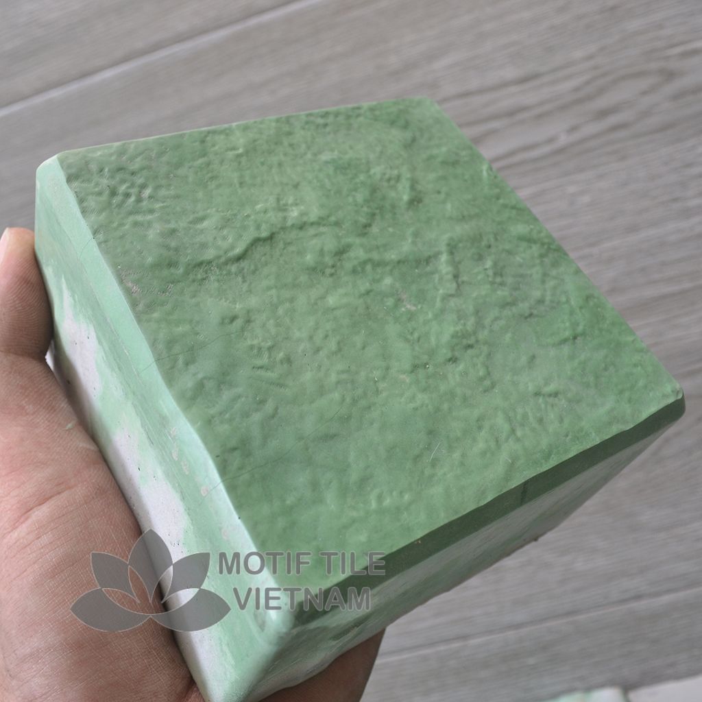 Gạch bê tông giả đá cubic MT-C03(Xanh lá) 3 Gạch bê tông giả đá cubic MT-C03
