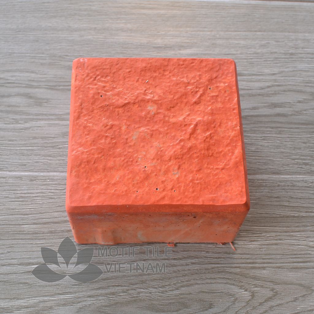 Gạch bê tông giả đá cubic MT-C04(Đỏ) 4 Gạch bê tông giả đá cubic MT-C04