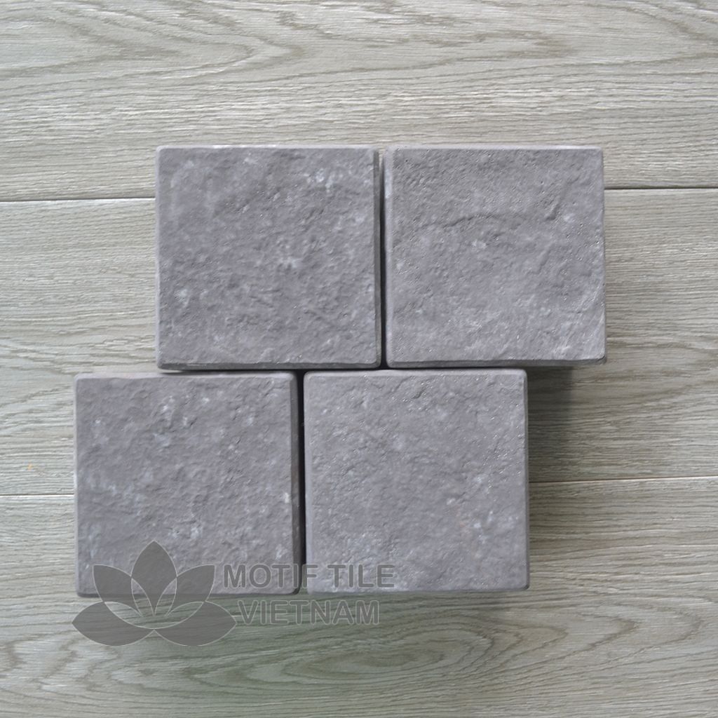 Gạch bê tông giả đá cubic MT-C02(Đen) 3 Gạch bê tông giả đã cubic MT-C02