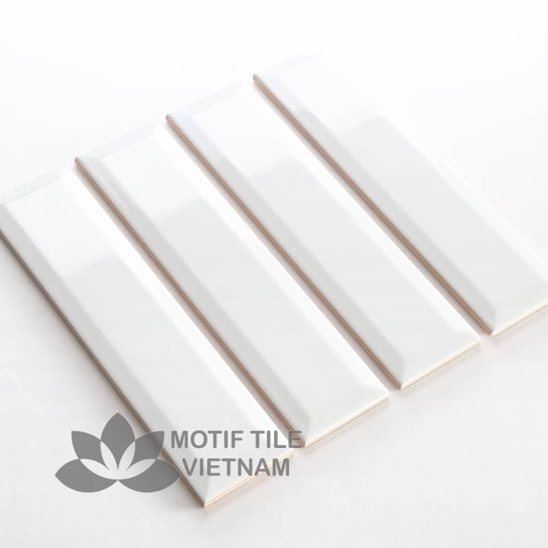 Gạch thẻ subway trắng bóng vát 7.5x30cm SW75300V(White) 1 Gạch thẻ subway trắng bóng vát 7.5x30cm SW75300V(White)